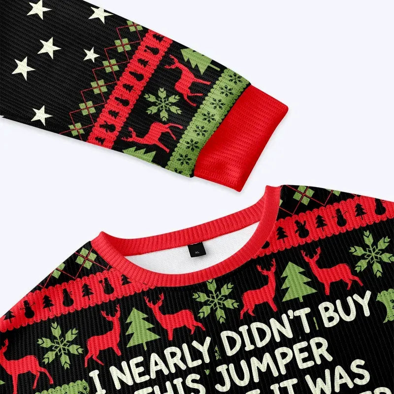 Japanese deer ugly Christmas sweatshirt holiday special