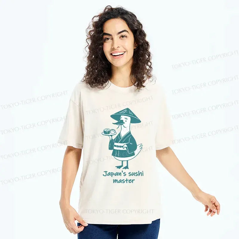 Kyoto-Lion Japan's Sushi Master Washed T-Shirt