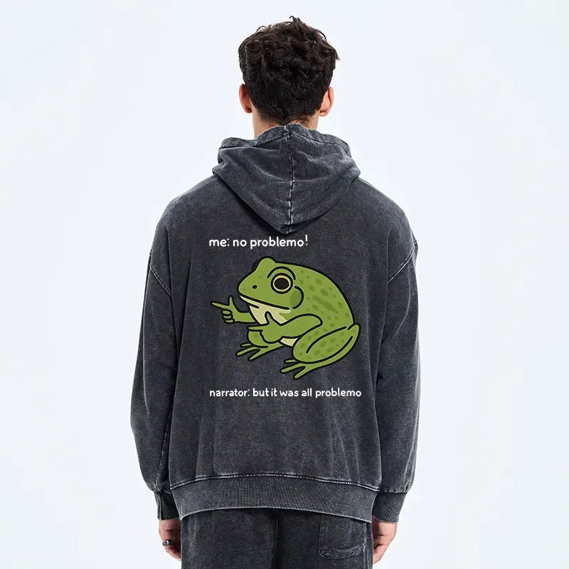 japanese streetwear washed hoodie