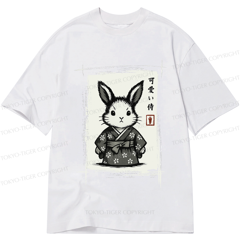 Kyoto-Lion Woodcut Bunny Classic T-Shirt