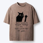 unisex washed cotton tee for daily wear