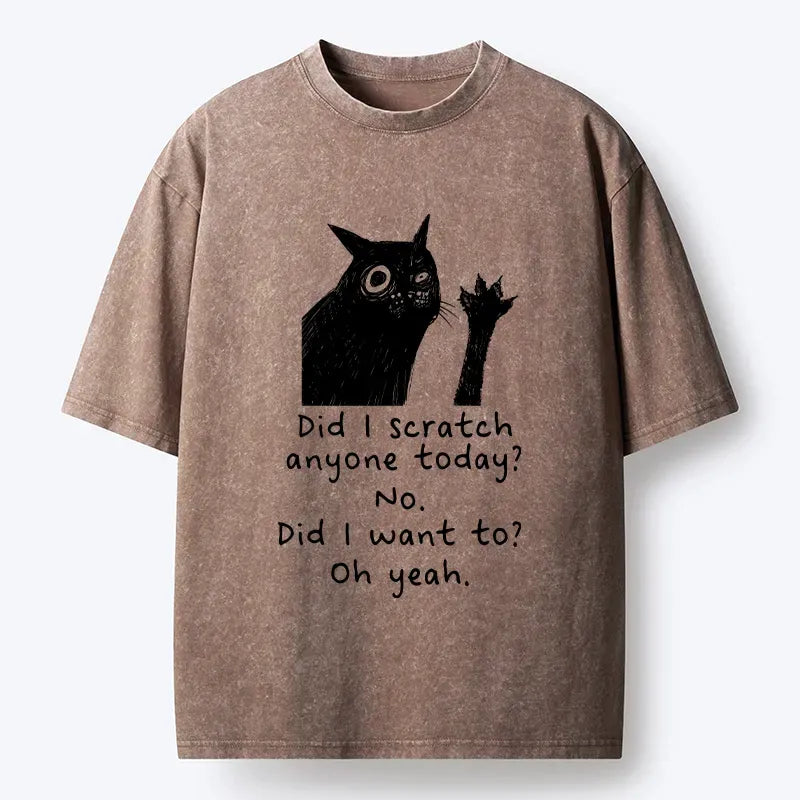 unisex washed cotton tee for daily wear
