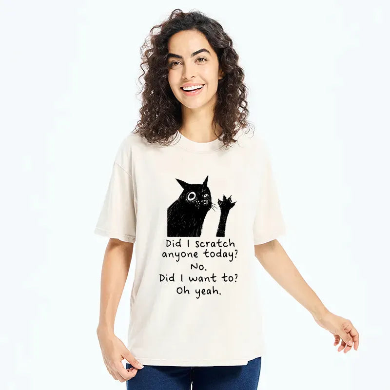 unisex washed cotton tee for daily wear