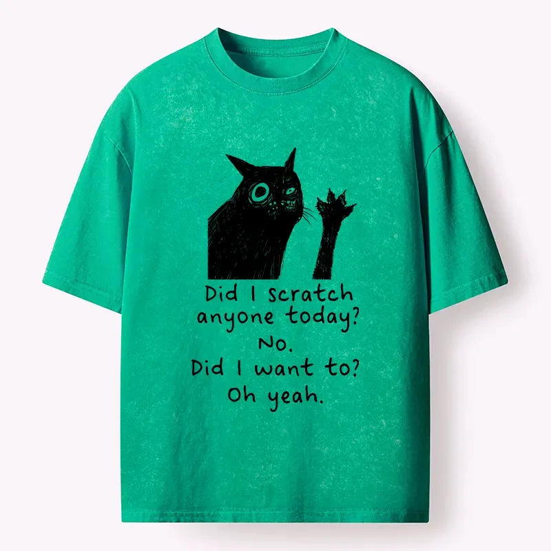 unisex washed cotton tee for daily wear