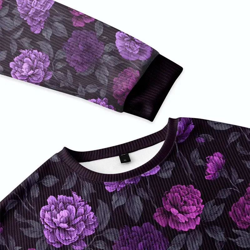 Kyoto-Lion Peony Grace Christmas Ugly Sweatshirt