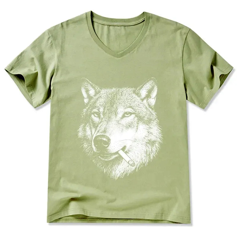 Funny Wolf T-Shirt Gift for Him