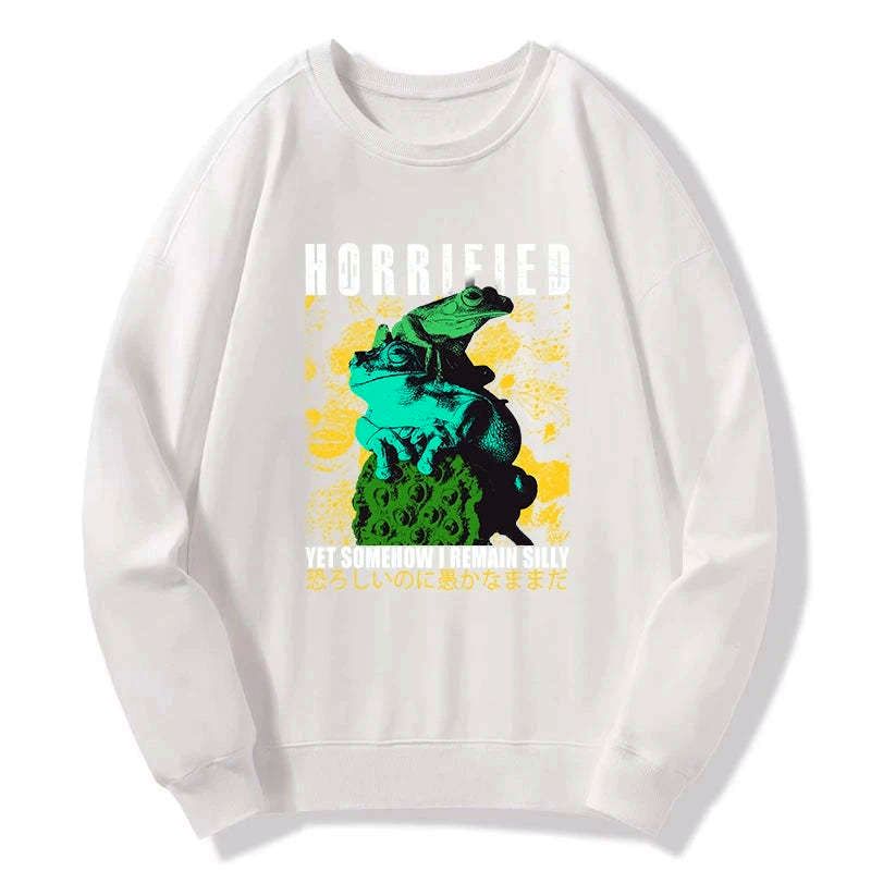 affordable frog sweatshirt for beach vacation