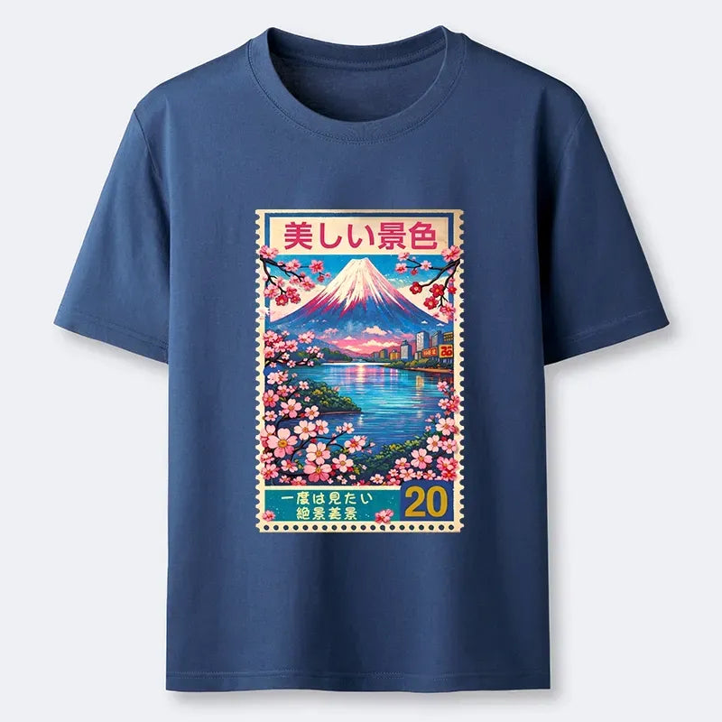 comfortable cotton t-shirt for vacation