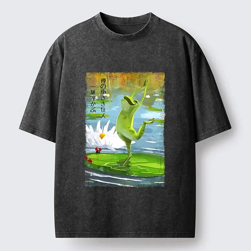 Japan Zen Lotus Meme T-Shirt Trending