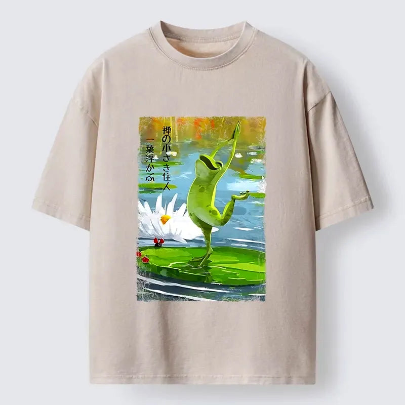 Japan Zen Lotus Meme T-Shirt Trending