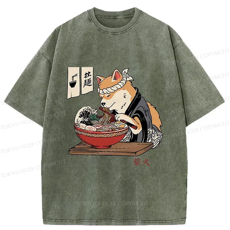 Washed Vintage Japan Streetwear Tee