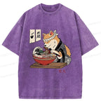 Washed Vintage Japan Streetwear Tee