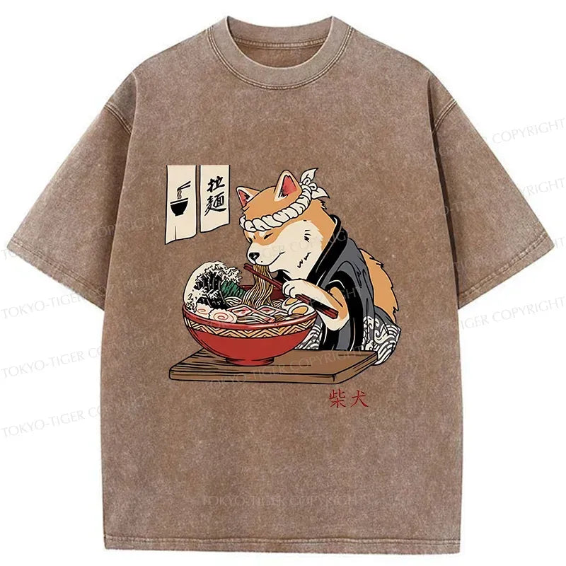 Japanese Shiba Inu Ramen T-Shirt