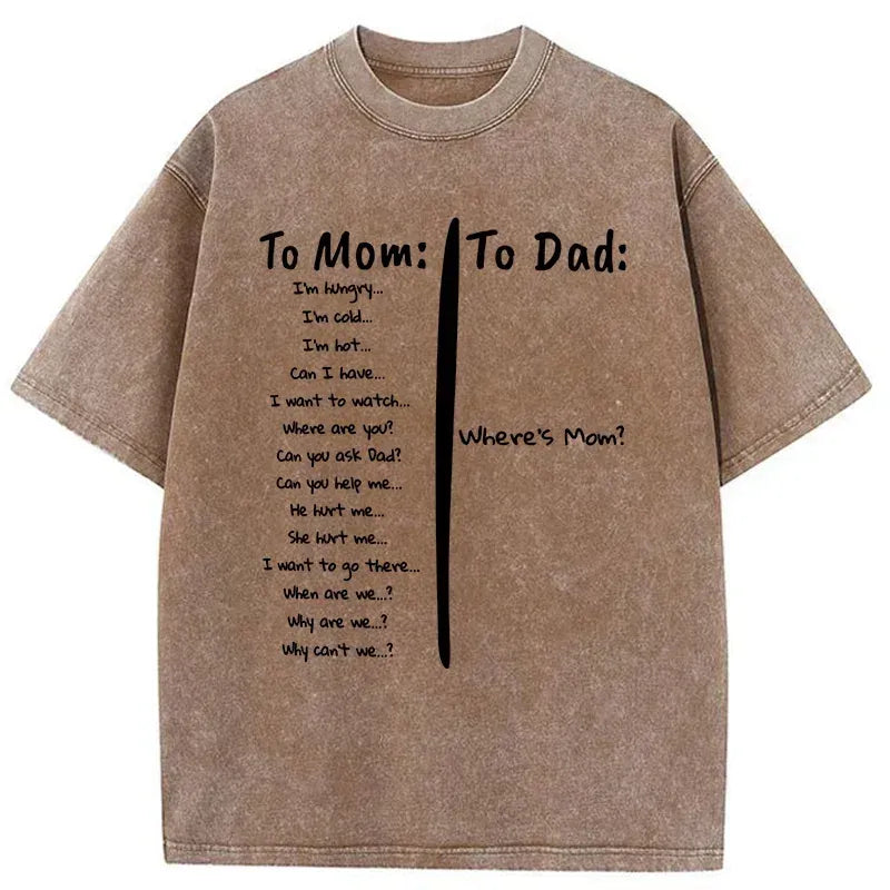 Kyoto-Lion Conversations With Parents Washed T-Shirt