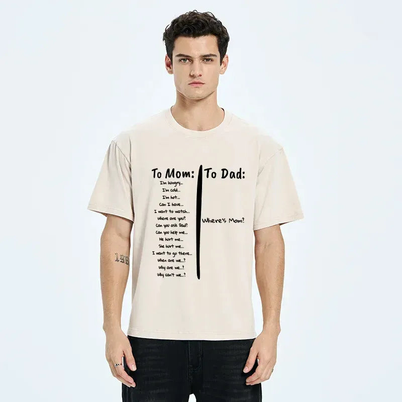 Unisex cotton tee for summer vacation