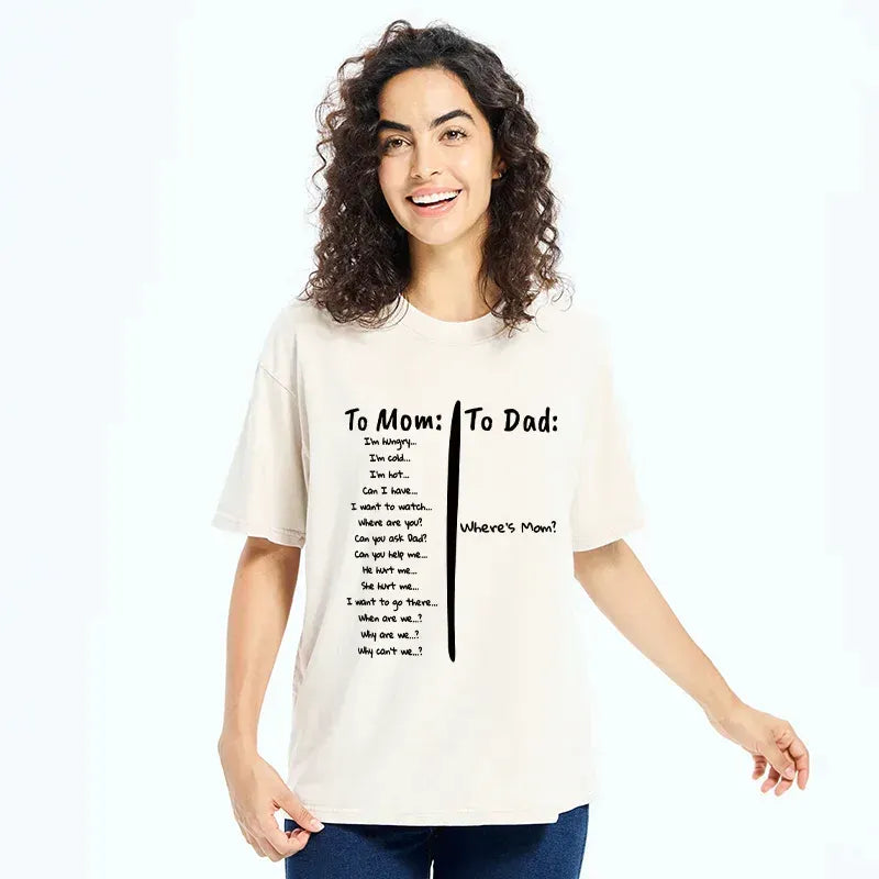 Kyoto-Lion Conversations With Parents Washed T-Shirt