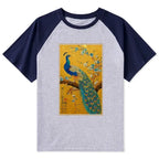 Trendy Peacock Raglan for Streetwear