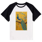 Trendy Peacock Raglan for Streetwear