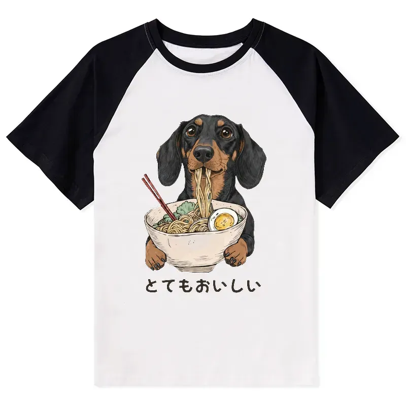 Kyoto-Lion Unisex Cotton Raglan Tee on Sale