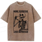 Japanese skeleton t-shirt for daily wear