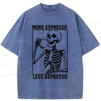 Kyoto-Lion coffee drinking tee for casual