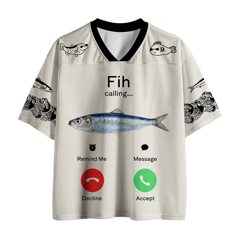 Funny Japanese Lion Mesh Jersey Trendy