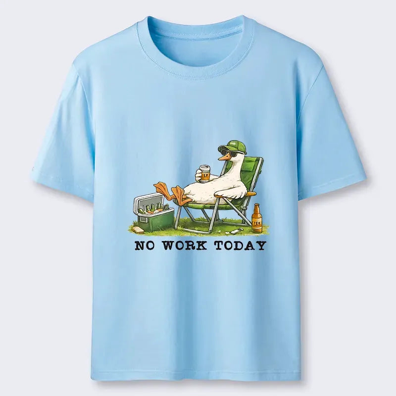 Kyoto Lion Resting Duck Tee for Daily Wear