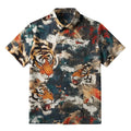 Japanese Wild Tiger Button-up Shirt for Men