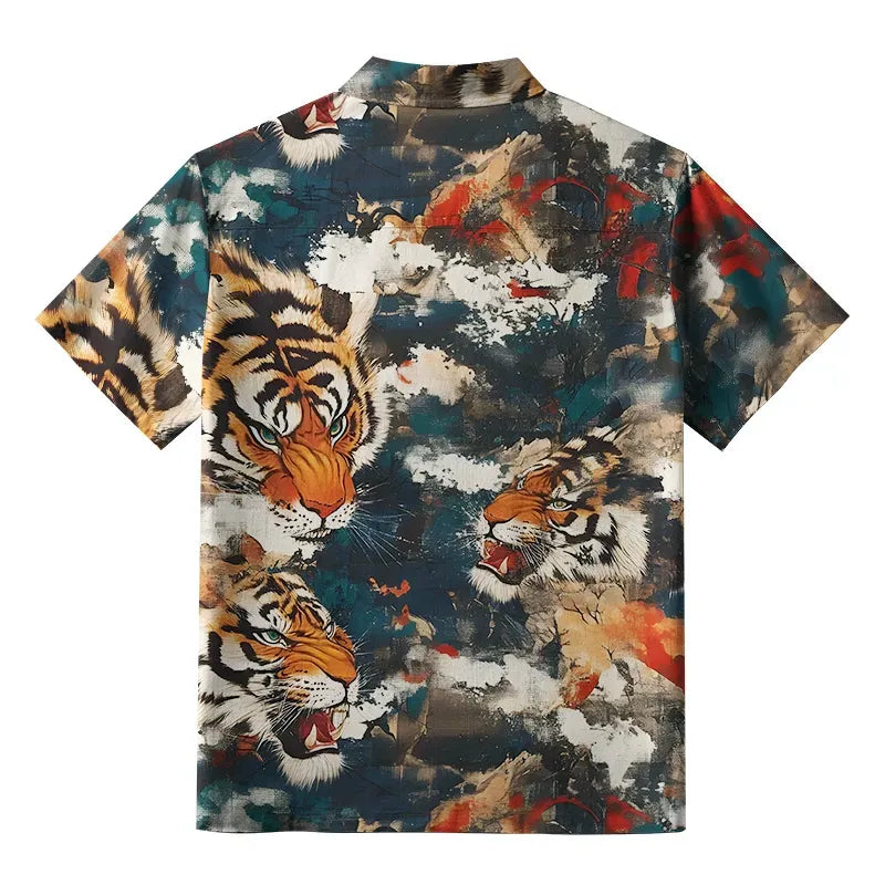 Best Seller Tiger Print Japanese Shirt