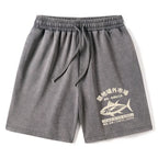Japanese washed shorts for streetwear