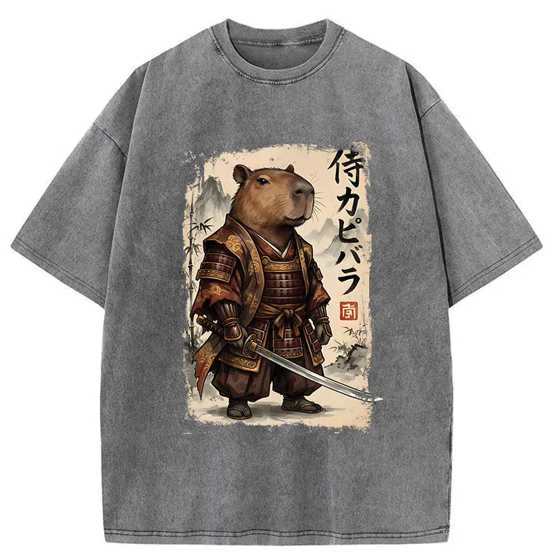 Unisex Samurai Capybara T-Shirt Best Seller