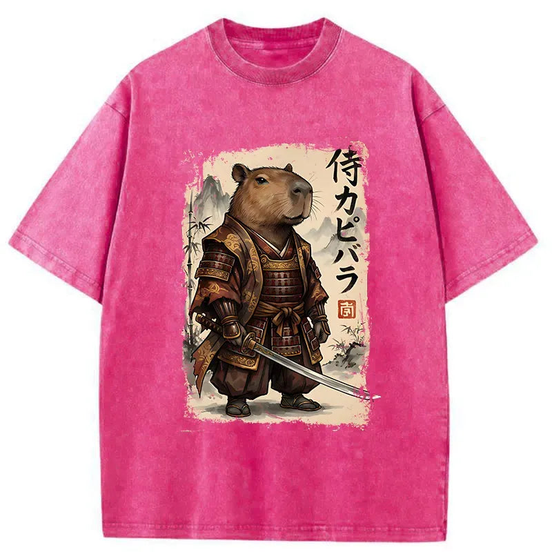 Kyoto Lion Capybara T-Shirt for Daily Wear