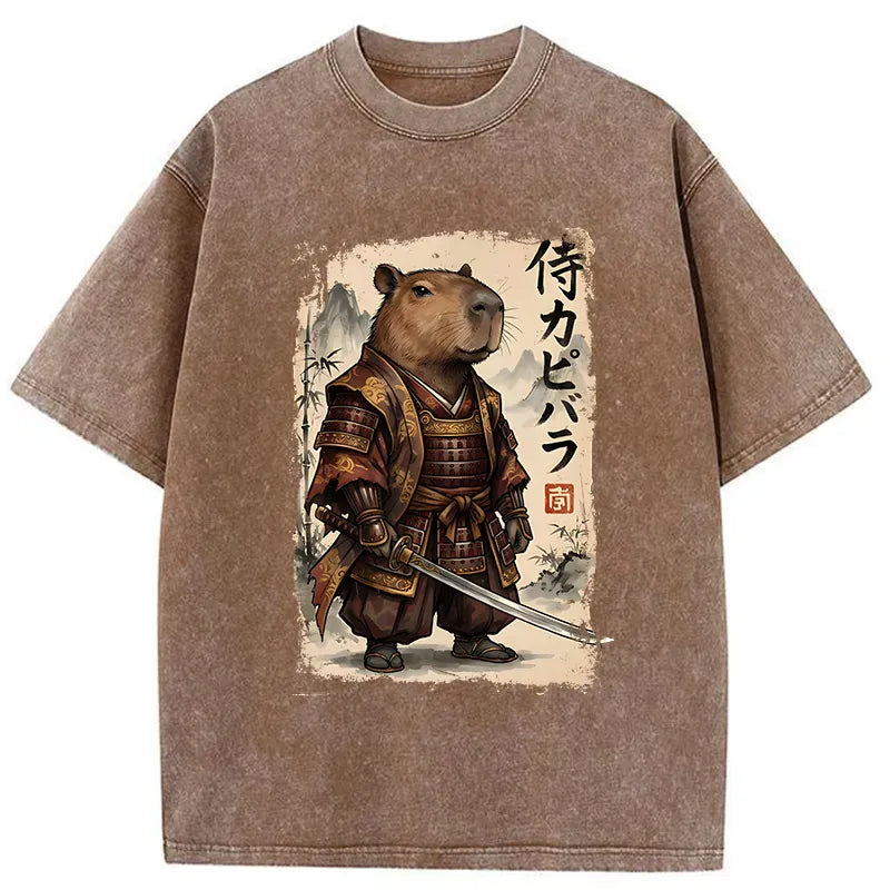 Unisex Samurai Capybara T-Shirt Best Seller