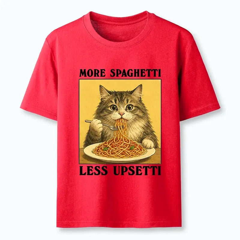 Kyoto-Lion Cat Loves Eating Pasta Classic T-Shirt