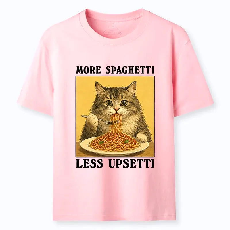 Kyoto-Lion Cat Loves Eating Pasta Classic T-Shirt