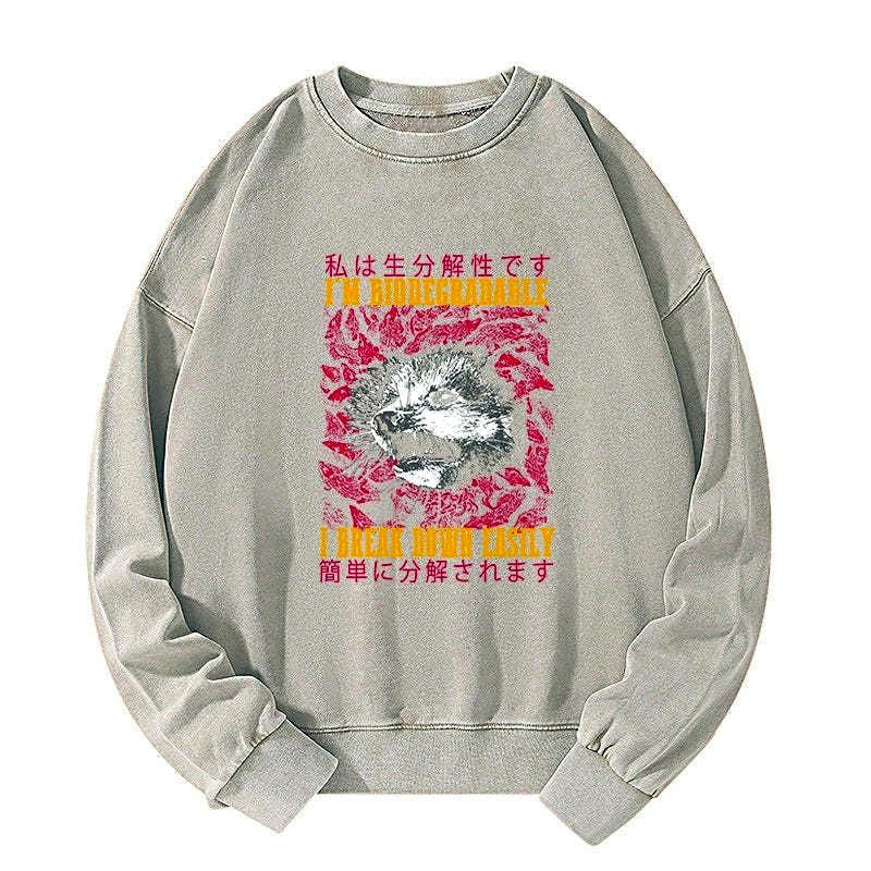 japanese vintage opossum sweatshirt