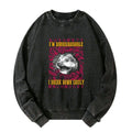 best seller unisex washed sweatshirt