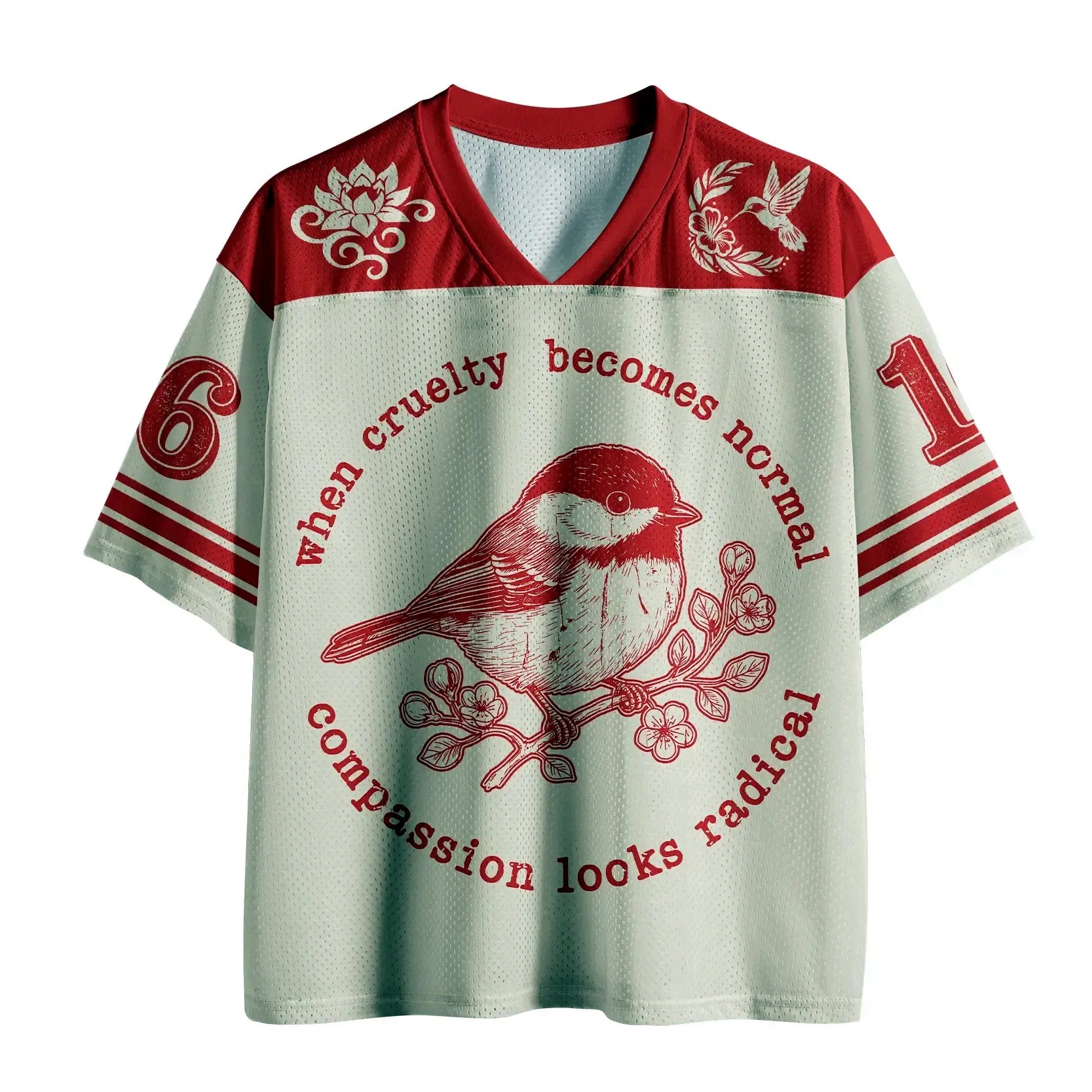 breathable Kyoto lion mesh jersey for men