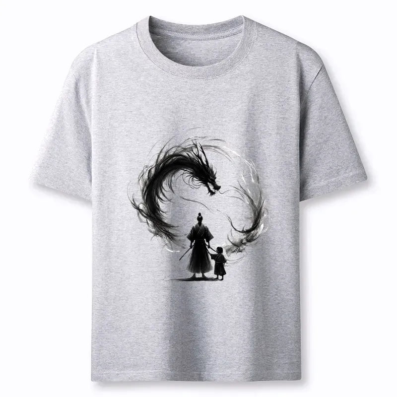 Kyoto-Lion Unisex Cotton T-Shirt Best Seller