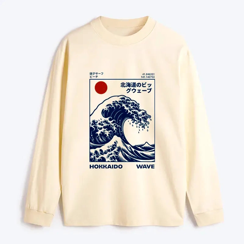Kyoto Lion Hokkaido Wave Shirt On Sale