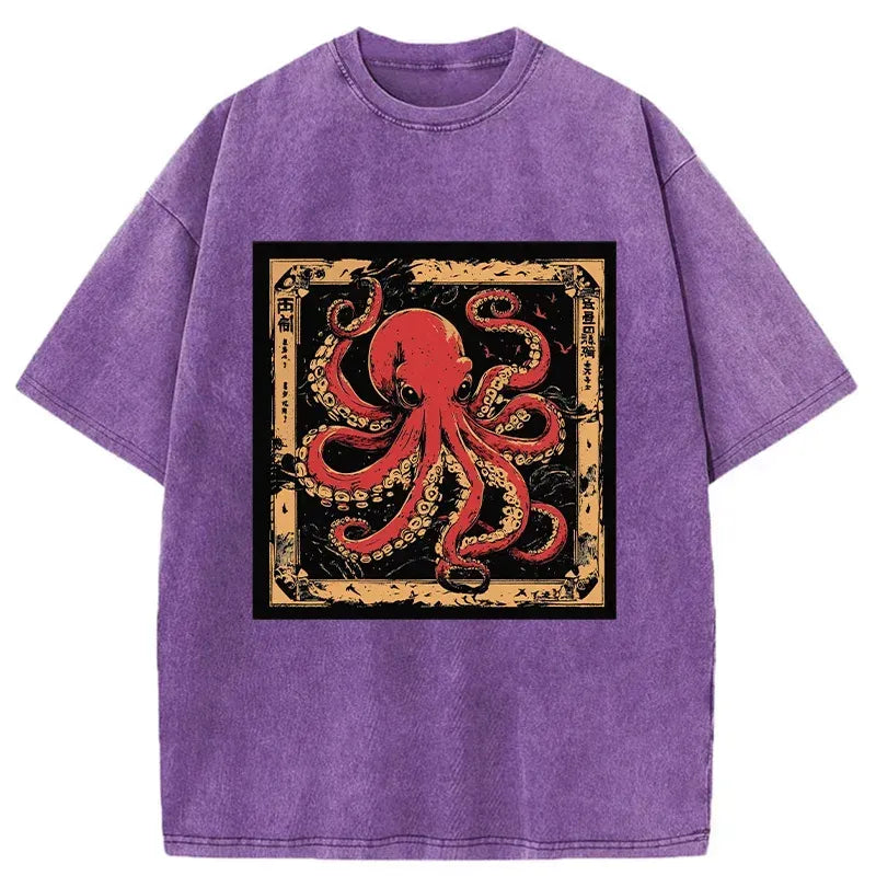 japanese vintage octopus tee for streetwear