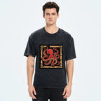 kyoto lion retro t-shirt unique gift