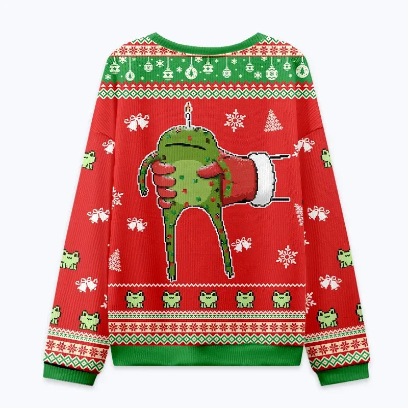 Kyoto-Lion unisex frog sweatshirt daily wear