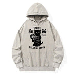 Kyoto-Lion Tokyo Record Store Cat CD Washed Hoodie