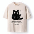 Kyoto-Lion Dont Mess With This Cat Washed T-Shirt