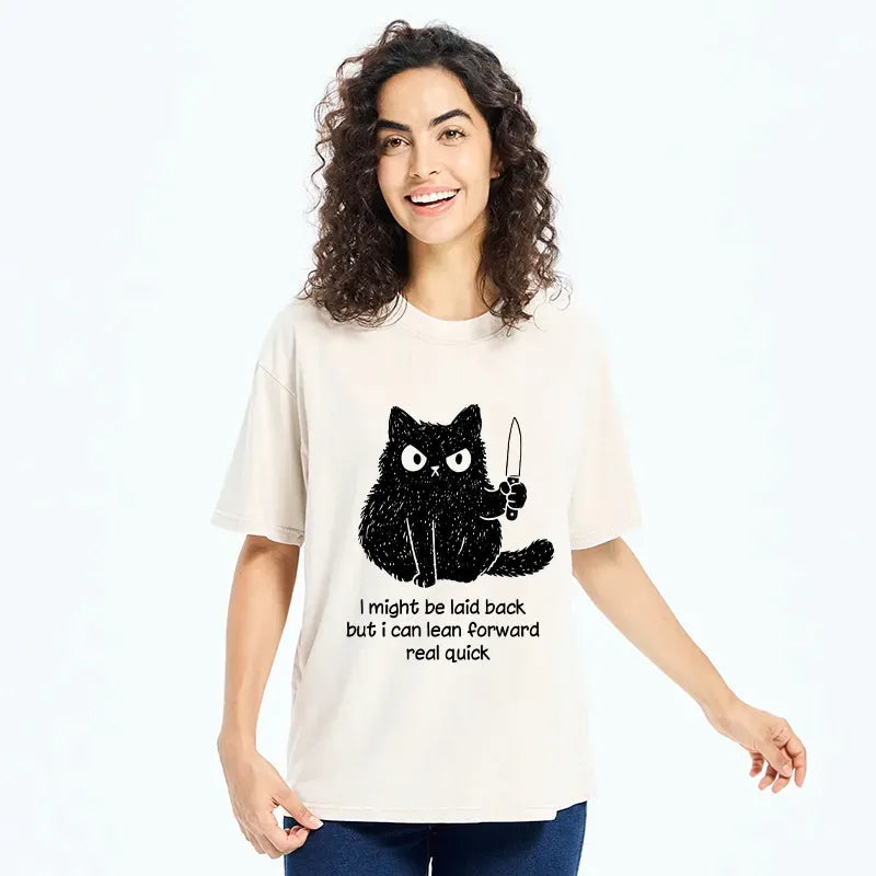 Kyoto-Lion Cat Tee for Everyday Wear
