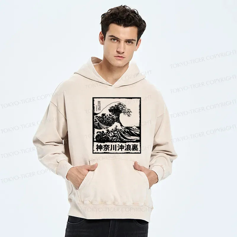 Kyoto-Lion Legendary Wave Washed Hoodie