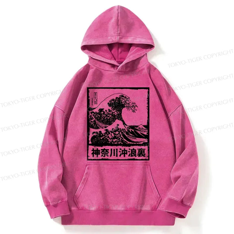 Kyoto-Lion Legendary Wave Washed Hoodie