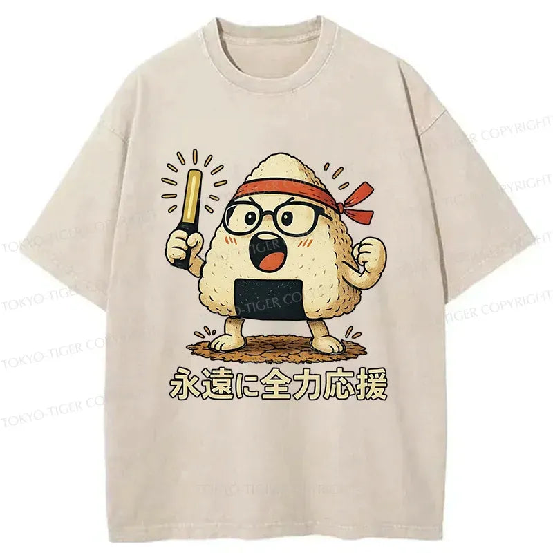 Kyoto lion onigiri tee for men