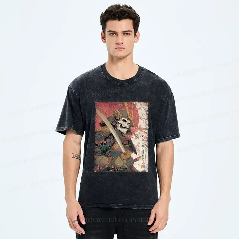 Japanese Vintage Samurai T-Shirt for Men